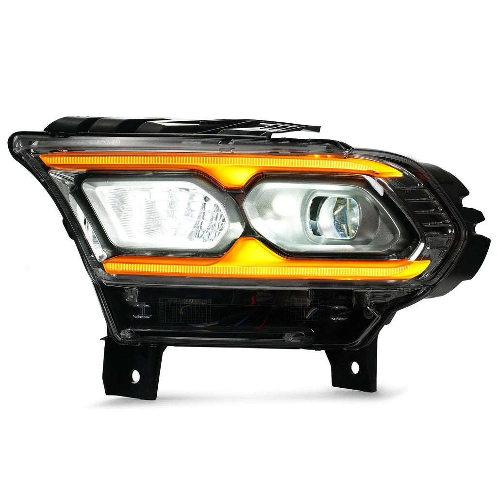 Left LED headlight side angle for 2021-2025 Dodge Durango