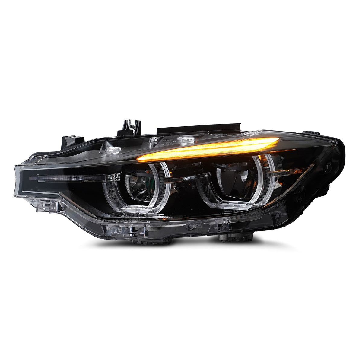 Right LED headlight side angle for 2012-2015 BMW 3 Series F30