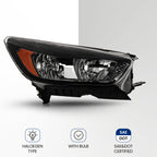 Pair halogen headlight rear housing angle for 2018-2019 Ford Escape