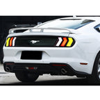 Another view of the LED tail lights installed on a 2015-2023 Ford Mustang