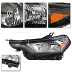 Left halogen headlight lens close-up for 2023-2026 Chevrolet Colorado
