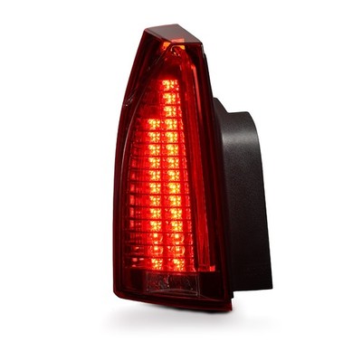 chrome red LED tail light view 6 for Cadillac CTS Sedan (2008-2013)