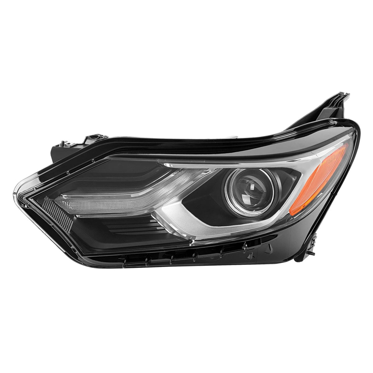 Pair halogen headlight rear housing angle for 2018-2021 Chevy Equinox