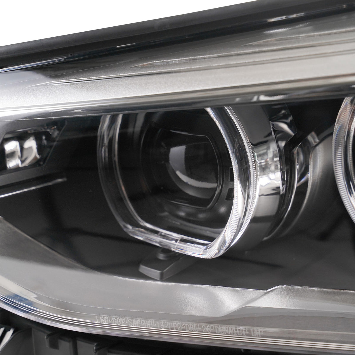 Pair LED headlight rear housing angle for 2018-2021 BMW X3 / X4