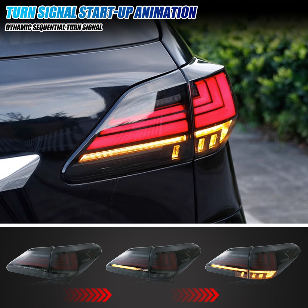 Sequential LED turn signal on the 2010-2015 Lexus RX350 / RX450h tail light