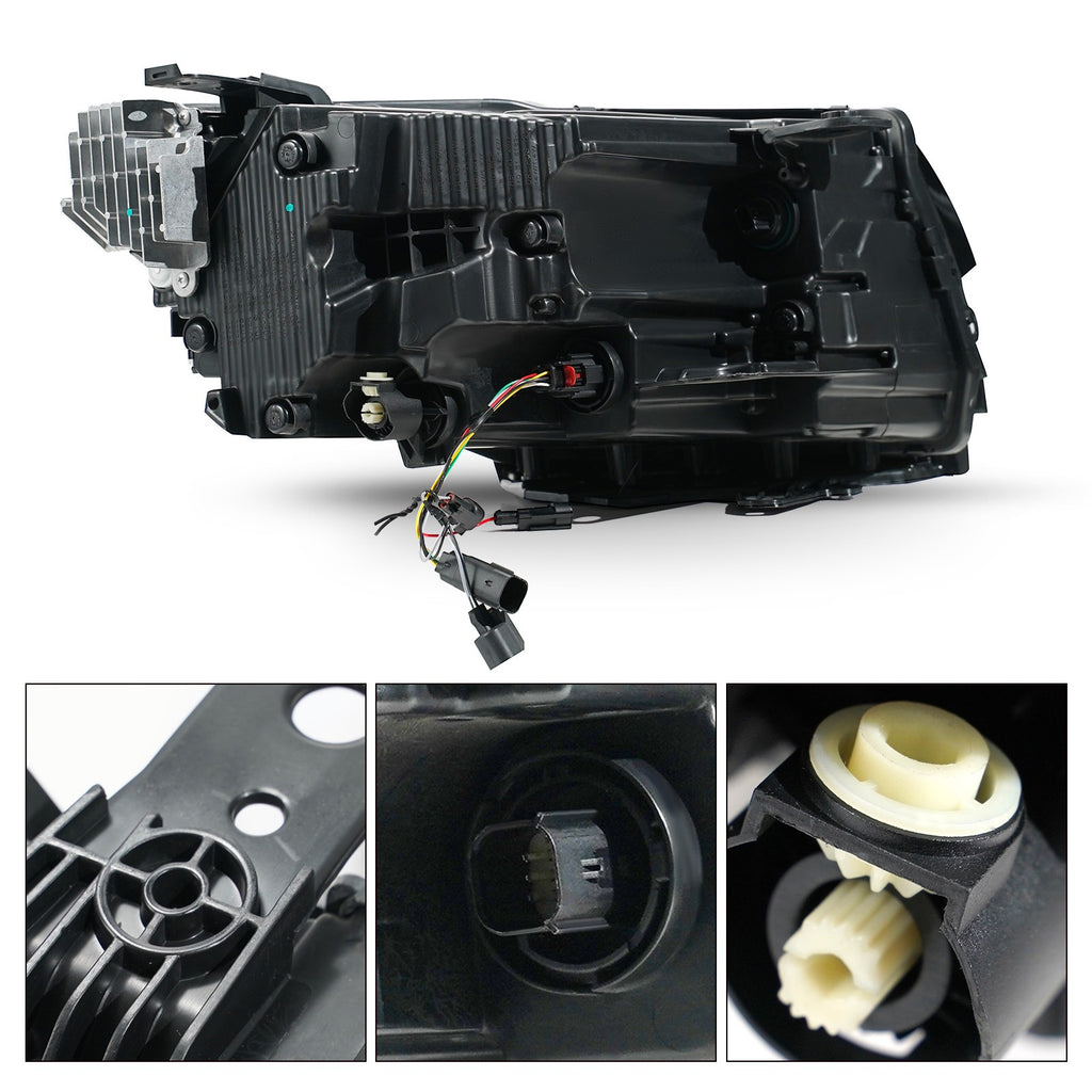 Right LED headlight side angle for 2022-2026 Jeep Compass