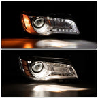 Right halogen projector headlight side angle for 2011-2014 Chrysler 300