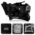 Right LED headlight side angle for 2019-2024 Ram 1500