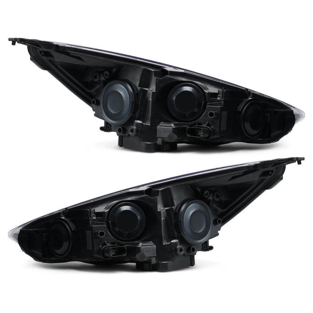 Left halogen headlight side angle for 2015-2018 Ford Focus