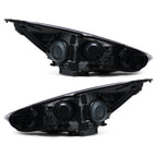 Left halogen headlight side angle for 2015-2018 Ford Focus