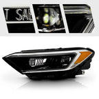 Pair LED headlight front angle for 2019-2024 VW Jetta