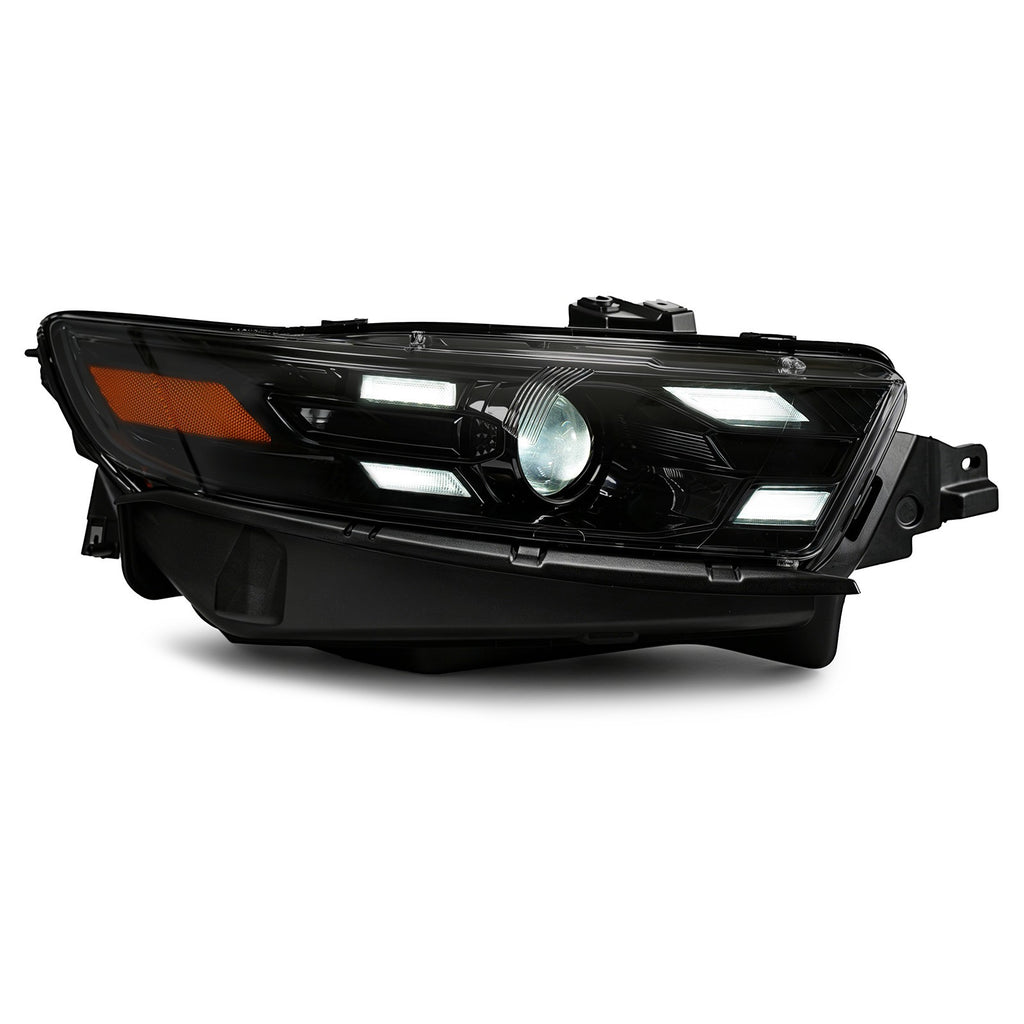 Pair LED headlight rear housing angle for 2013-2019 Ford Taurus