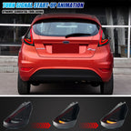 Sequential LED turn signal on the 2011-2019 Ford Fiesta Hatchback tail light