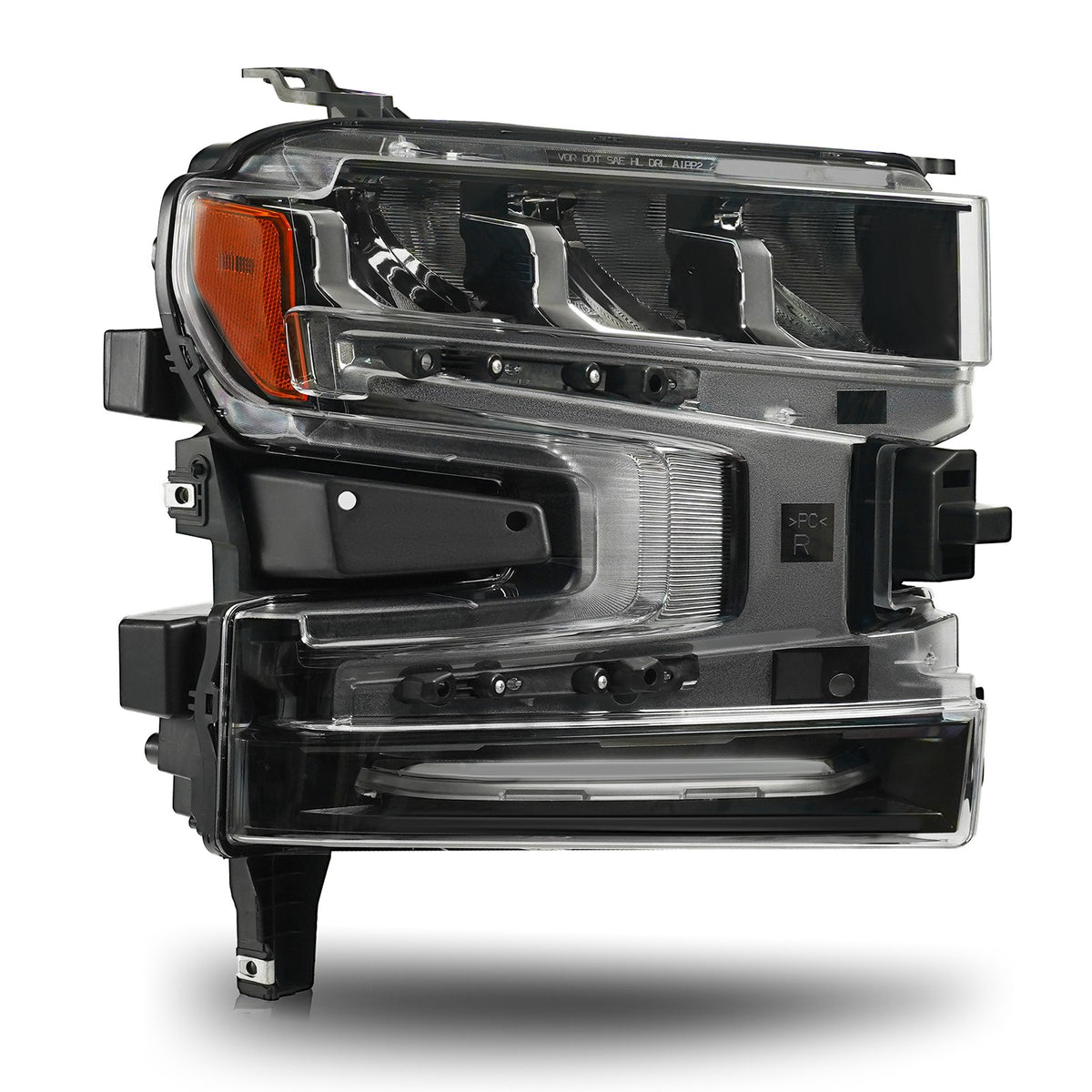 Left LED headlight side angle for 2019-2022 Chevrolet Silverado 1500
