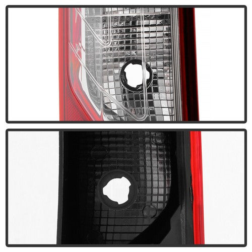 chrome incandescent tail light view 6 for Ford Transit Connect (2014-2023)