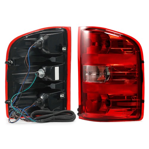 chrome halogen tail light view 6 for Chevy Silverado 1500 2500HD (2007-2013)
