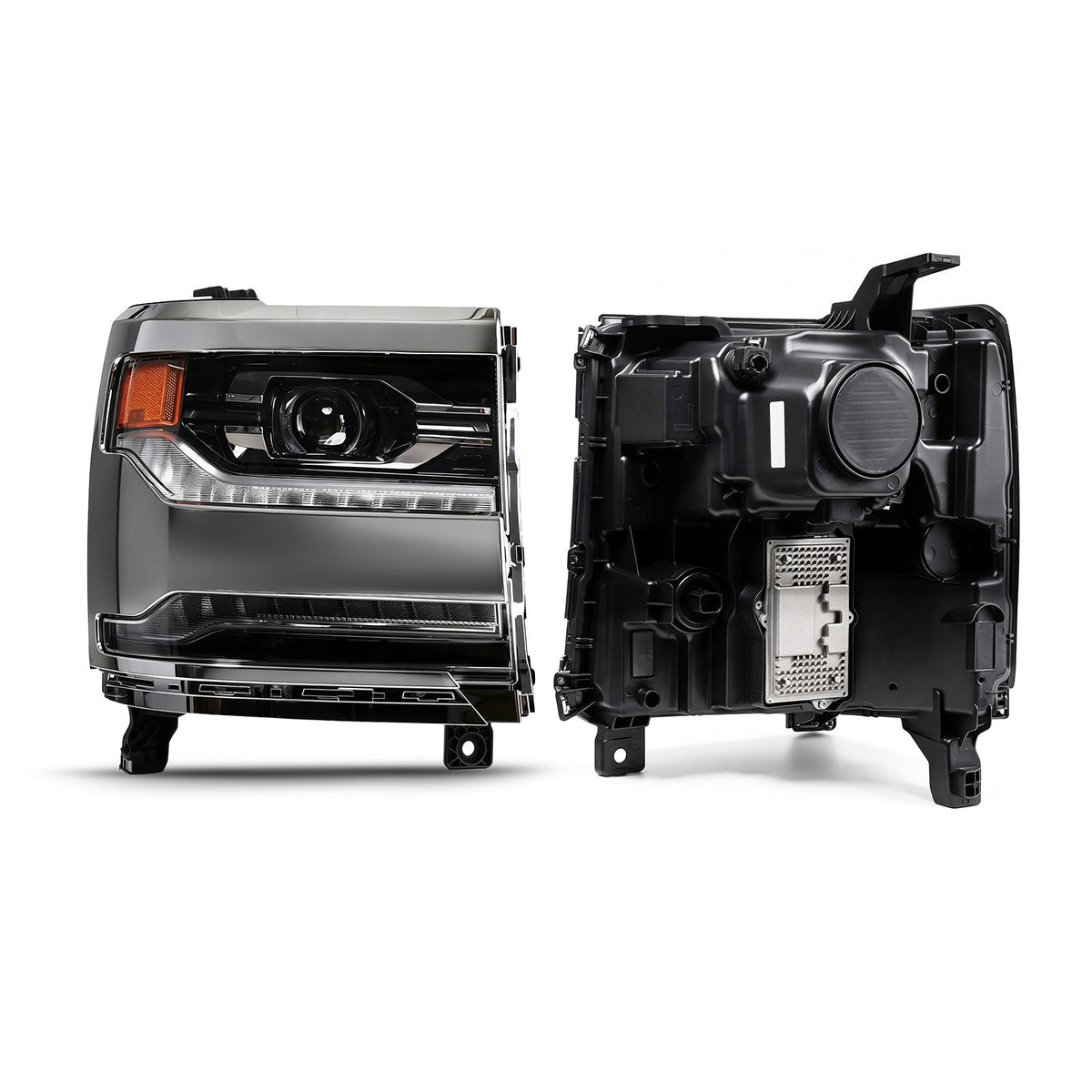 Left LED headlight side angle for 2016-2018 Chevy Silverado 1500