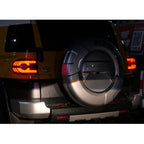 2007-2014 Toyota FJ Cruiser with smoked sequential LED tail lights installed