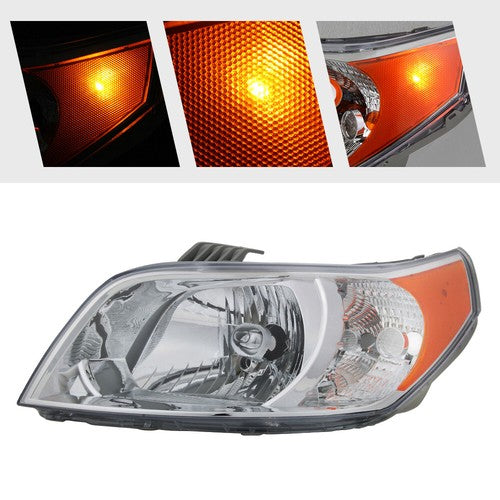 Pair halogen headlight front angle for 2009-2011 Chevrolet Aveo5