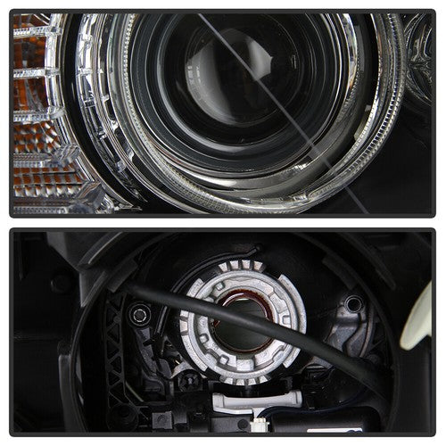 Pair HID headlight rear housing angle for 2008-2014 BMW X6 E71
