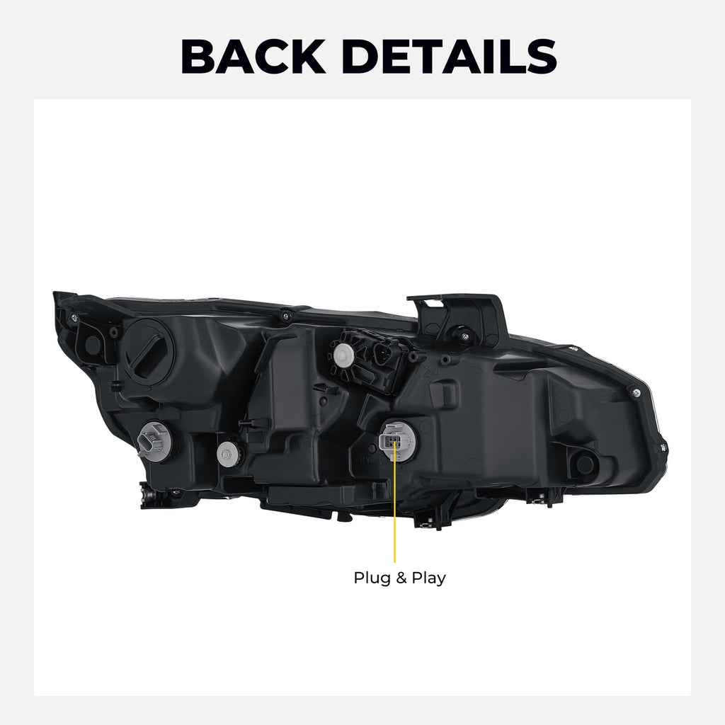Full LED headlight features and specifications for 2016-2021 Honda Civic (image 2)
