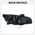 Full LED headlight features and specifications for 2016-2021 Honda Civic (image 2)