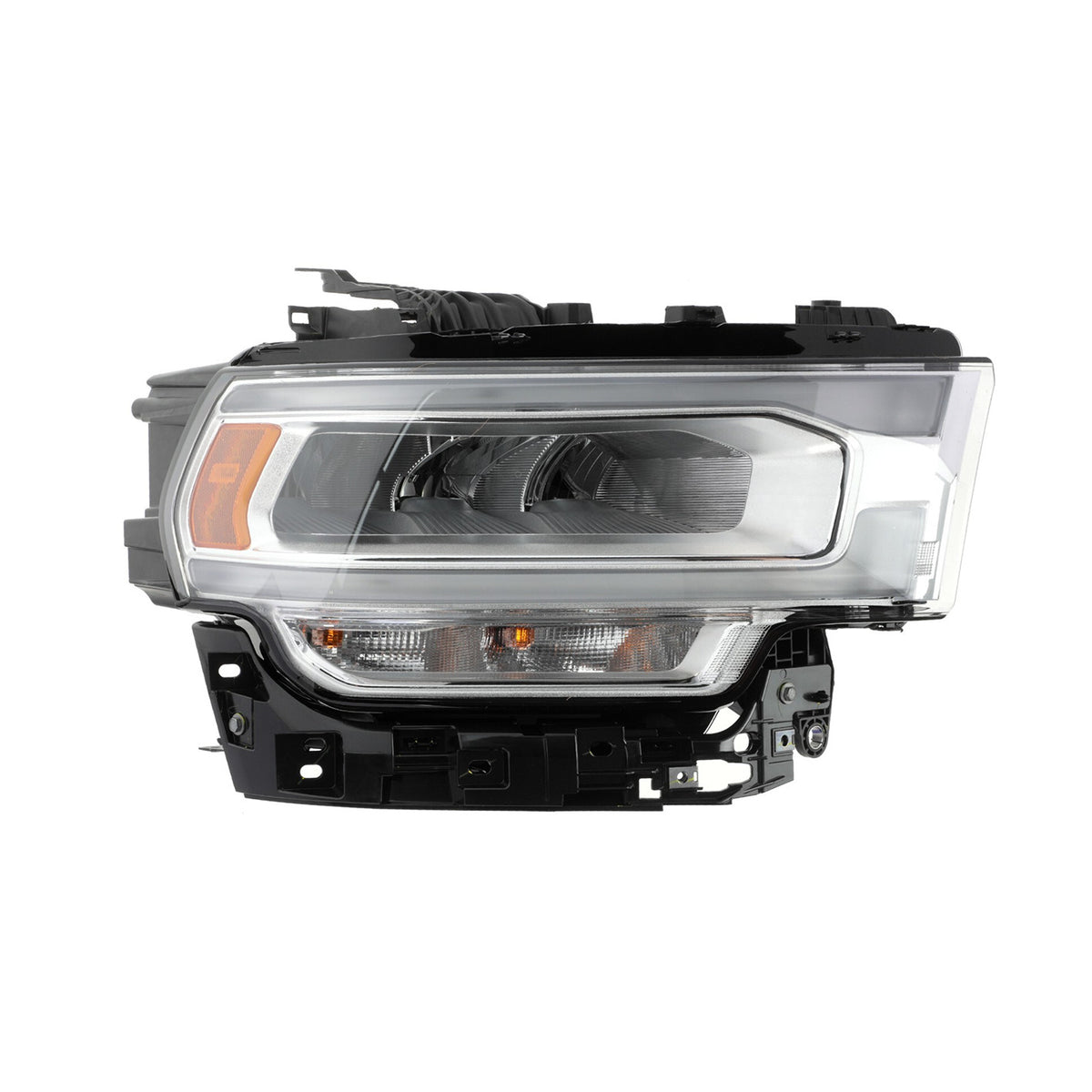 Pair LED headlight front angle for 2019-2024 Ram 2500/3500