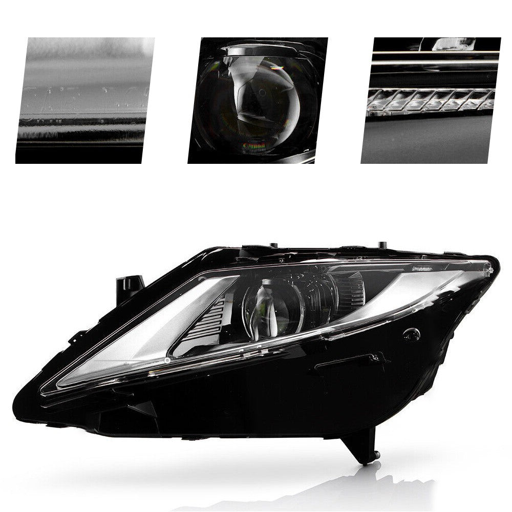 Left LED headlight side angle for 2013-2016 Lincoln MKZ