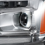 Right LED headlight side angle for 2022-2026 Chevrolet Silverado 1500