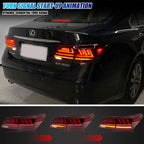 Sequential LED turn signal on the 2007-2012 Lexus ES350 tail light