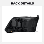 Black Projector Halogen headlight features and specifications for 2013-2018 Ram 1500 2500 3500 (image 2)
