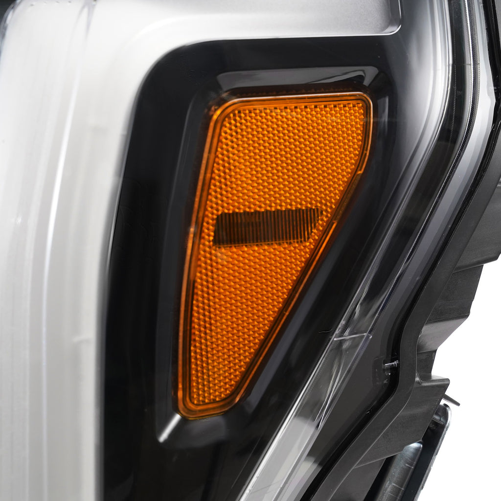 Right LED headlight side angle for 2024-2026 Ford F-150 Raptor
