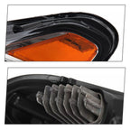Pair LED headlight rear housing angle for 2017-2020 Ford Fusion