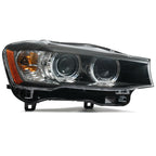 Right halogen projector headlight side angle for 2015-2018 BMW X3