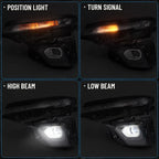 Left LED headlight side angle for 2024-2026 Chevrolet Trailblazer LS