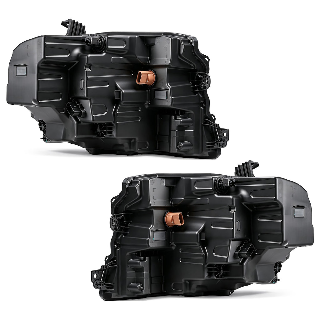 Pair LED headlight rear housing angle for 2025-2026 Ford Maverick XL / XLT