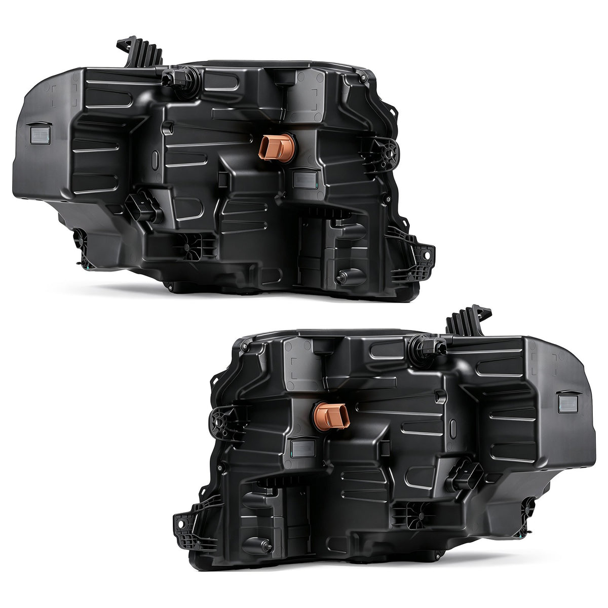 Pair LED headlight rear housing angle for 2025-2026 Ford Maverick XL / XLT