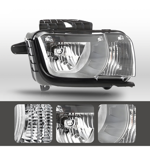 Right halogen headlight side angle for 2010-2013 Chevrolet Camaro