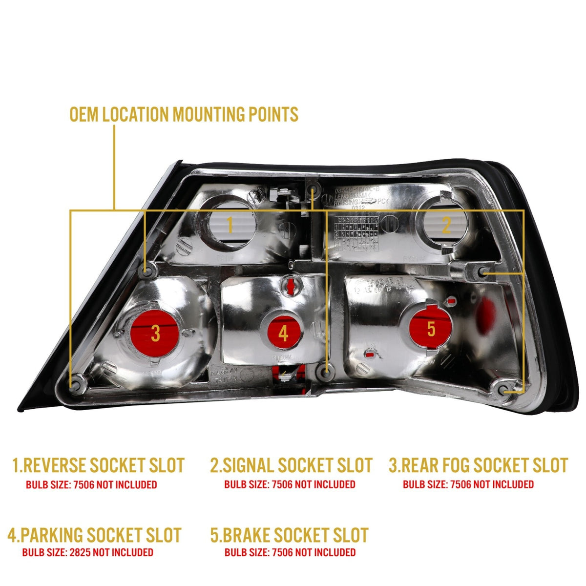 Back with socket slots