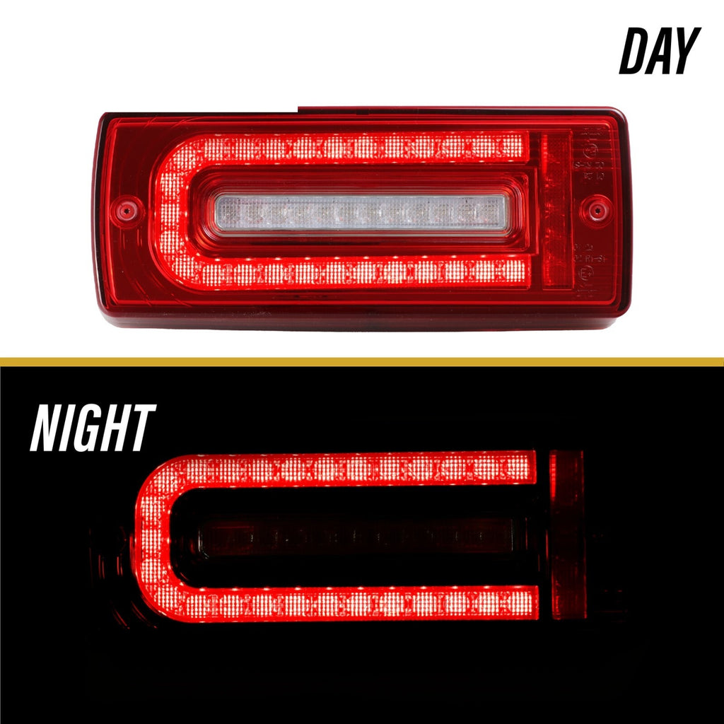 Day and night view with sequential signal