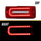 Day and night view with sequential signal