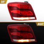 Day and night view with turn signal