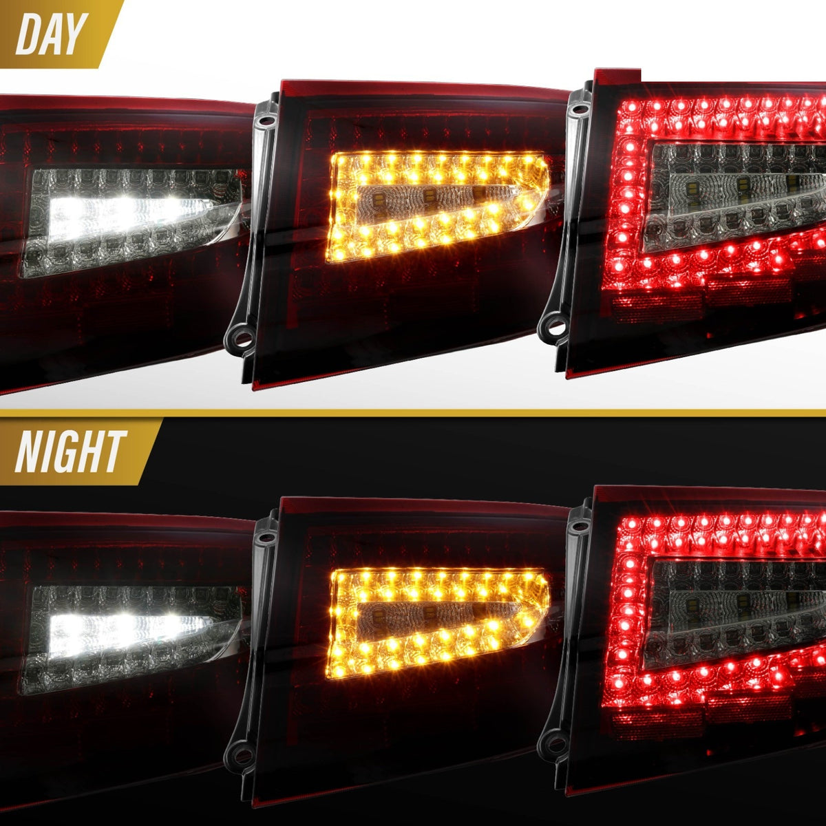 Day and night view