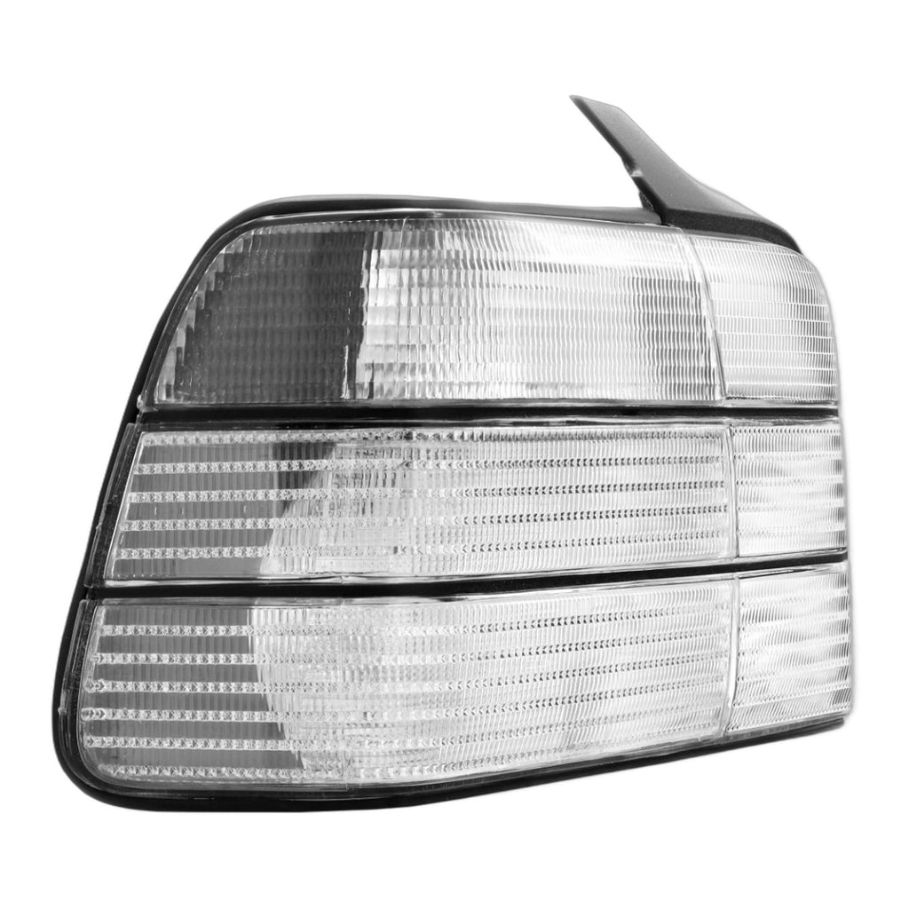 Front view of the E36 sedan clear tail light