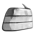 Front view of the E36 sedan clear tail light