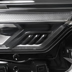 Pair LED headlight rear housing angle for 2023-2026 Chevrolet Colorado
