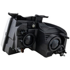 Pair halogen projector headlight rear housing angle for 2015-2017 Ford Expedition