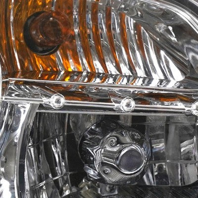 Black HID Projector headlight side angle for 2007-2008 Infiniti G35 Sedan