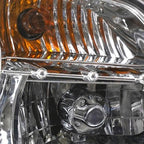 Black HID Projector headlight side angle for 2007-2008 Infiniti G35 Sedan