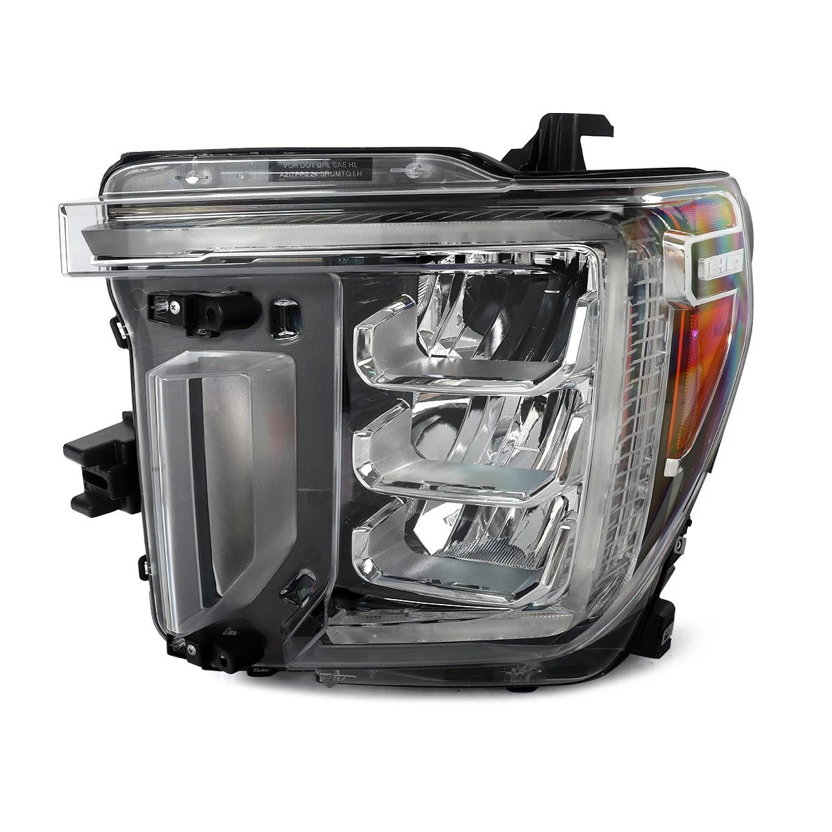 Left LED headlight side angle for 2020-2023 GMC Sierra HD